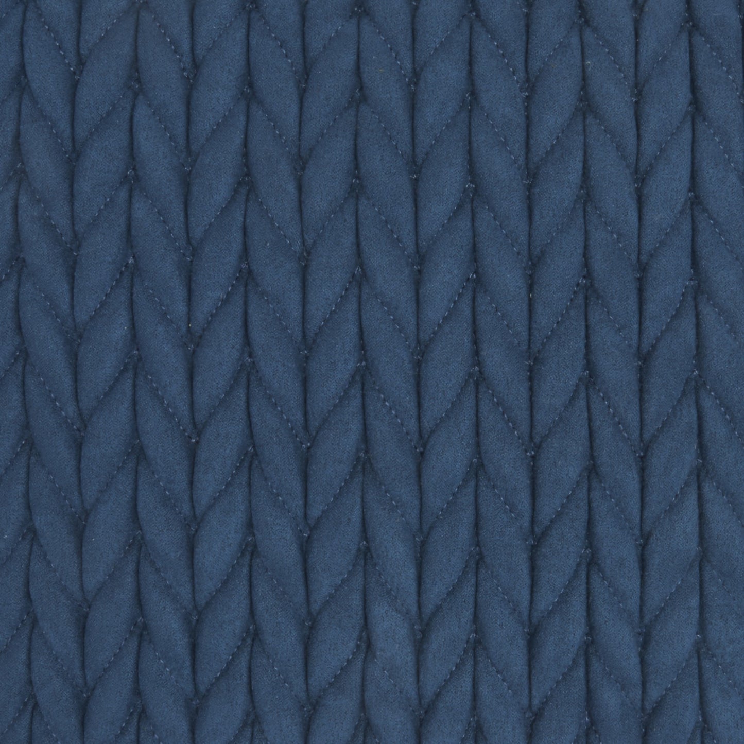 18" X 18" Blue Braided Polyester Zippered Pillow