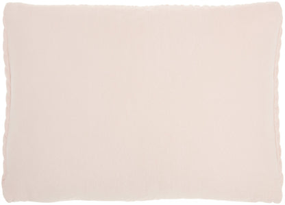 Blush Pink Chunky Braid Lumbar Pillow