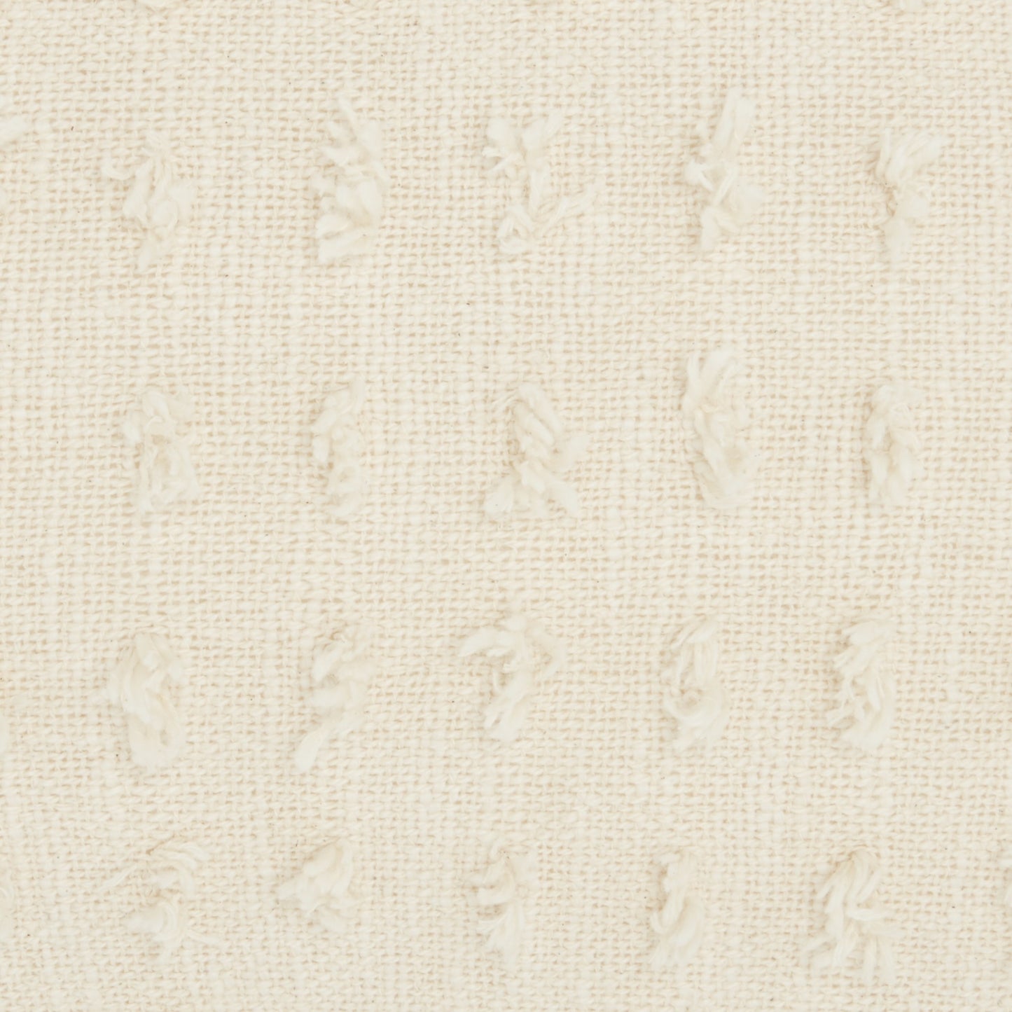 Tassel Detailed White Lumbar Pillow