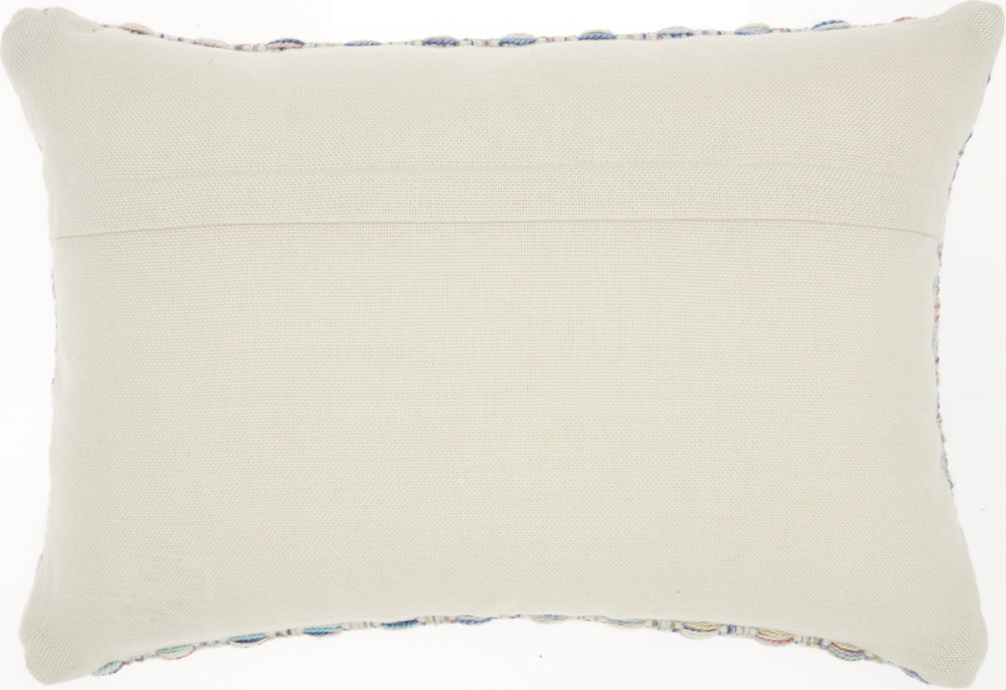 Multicolor Pastels Woven Fabric Lumbar Pillow