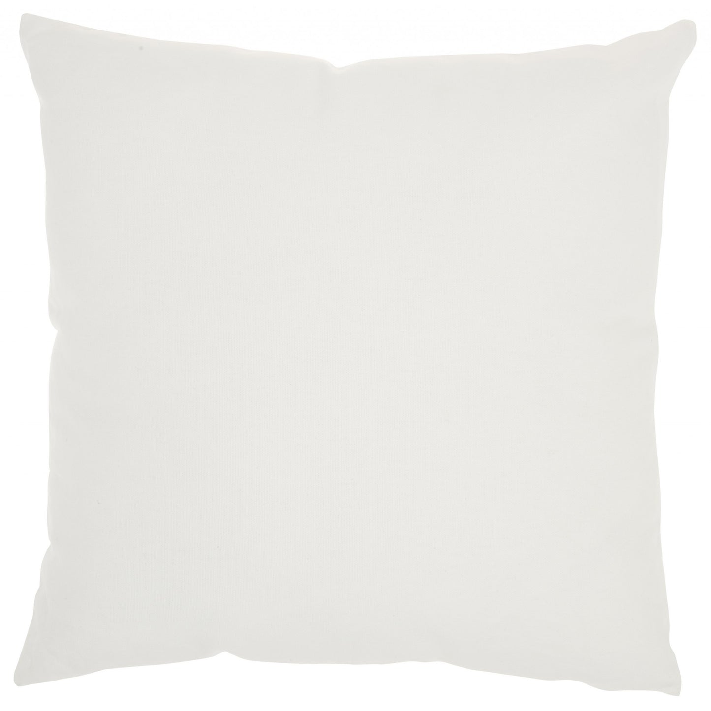 Blue And Ivory Tropical Leaves Throw Pillow
