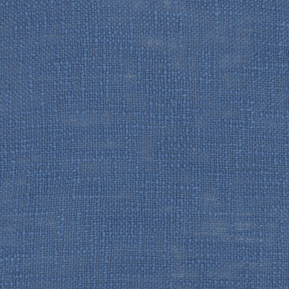 Denim Blue Solid Woven Throw Pillow