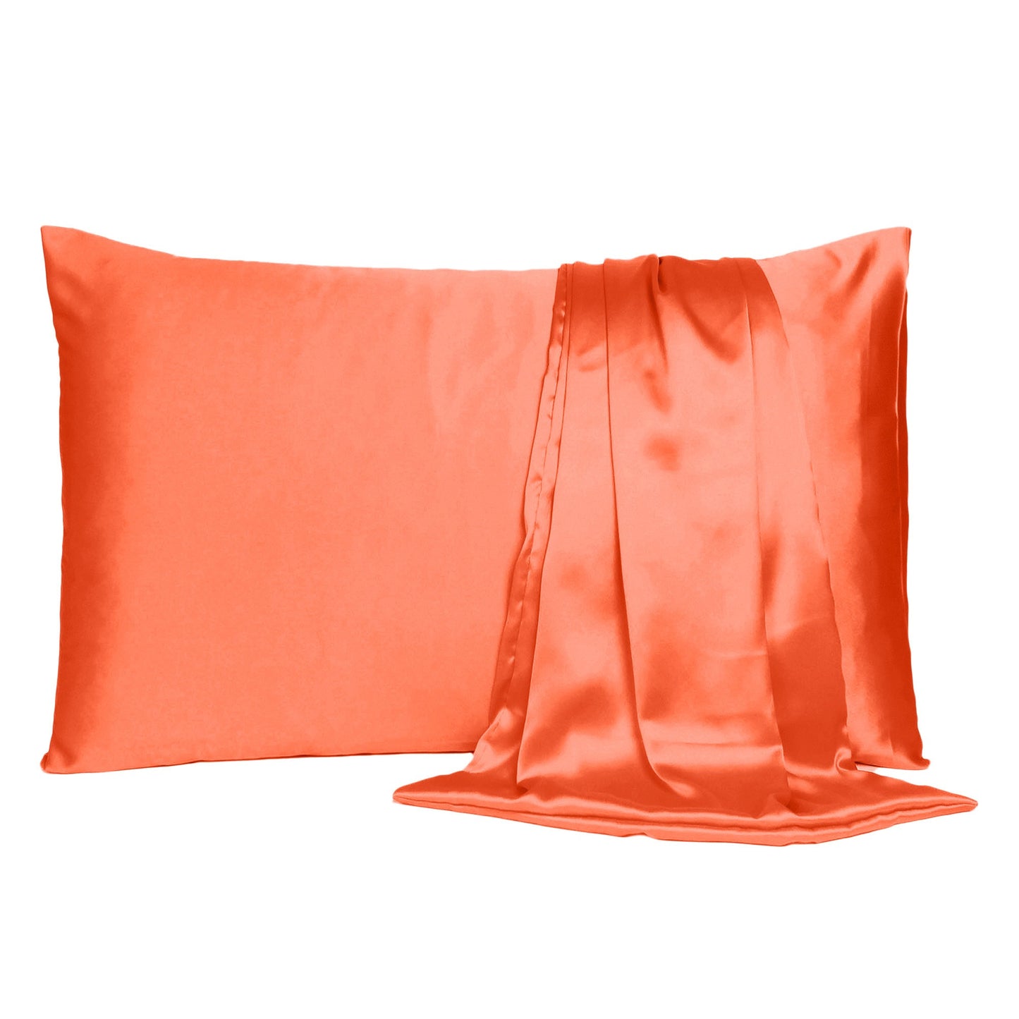 Poppy Dreamy Set Of 2 Silky Satin Queen Pillowcases
