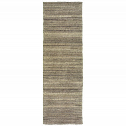 4'X6' Two-Toned Brown And Beige Indoor Area Rug