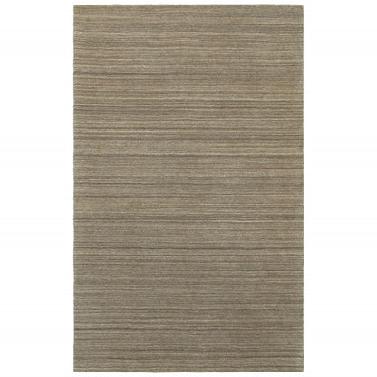 4'X6' Two-Toned Brown And Beige Indoor Area Rug