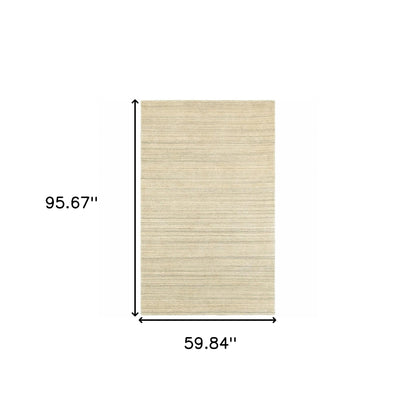 3’ X 8’ Two-Toned Beige And Grayrunner Rug