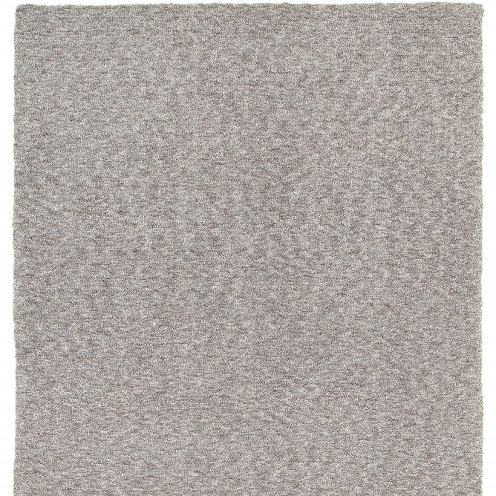 7’ X 10’ Modern Shaggy Soft Gray Indoor Area Rug