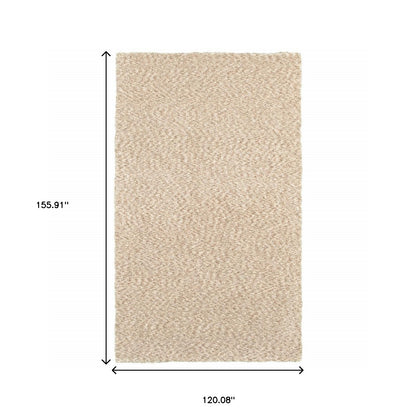 5’ X 7’ Modern Soft Tan Indoor Area Rug