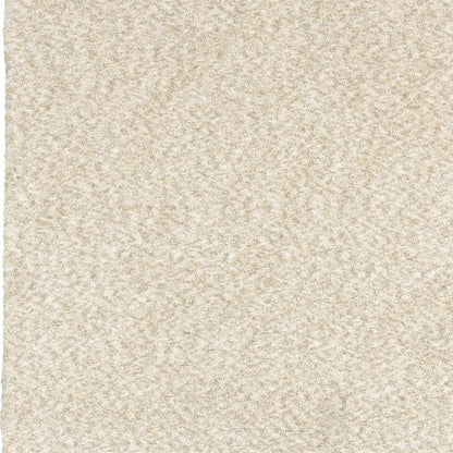 7’ X 10’ Modern Shag Ivory Indoor Area Rug