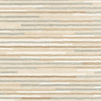 5’ X 8’ Beige And Gray Eclectic Linesarea Rug