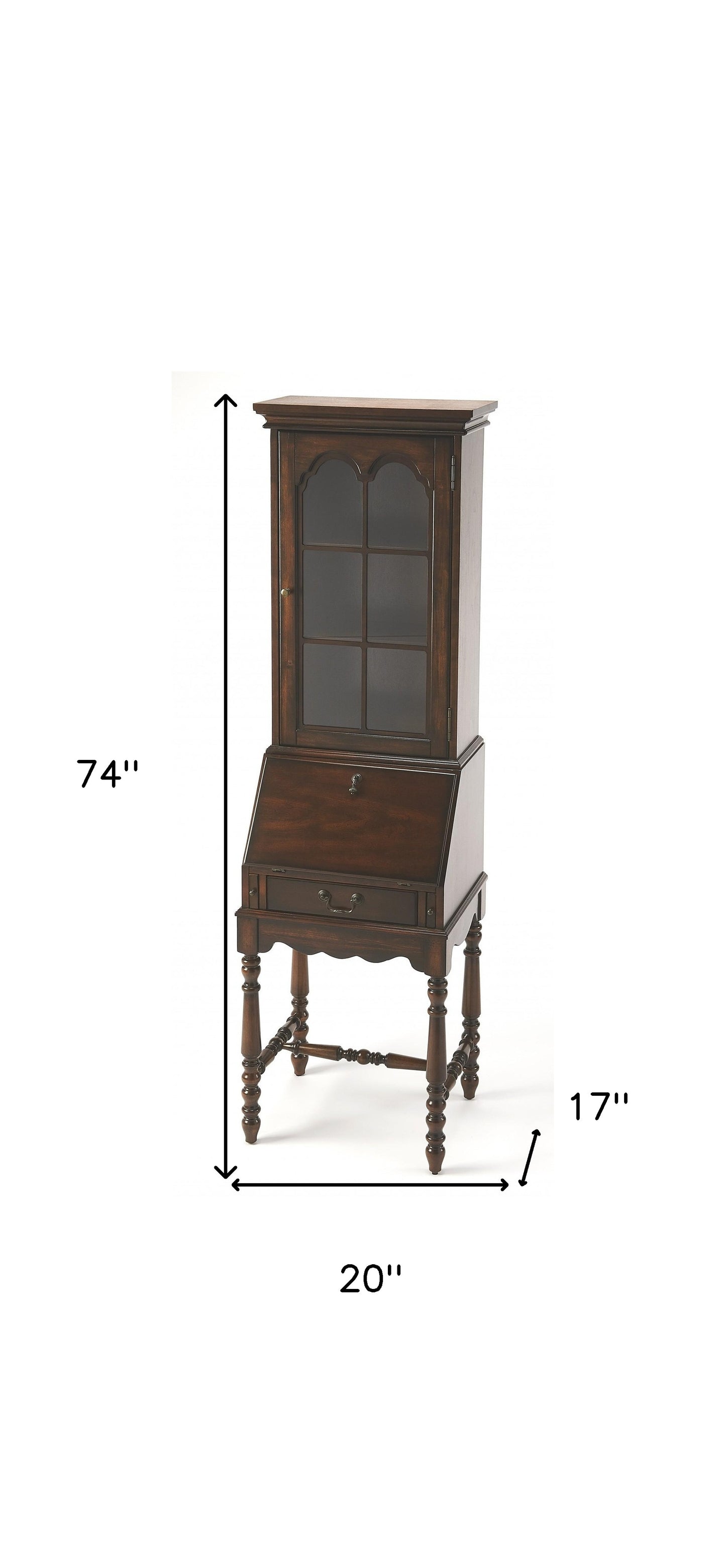 Traditional Deep Cherry Secretary
