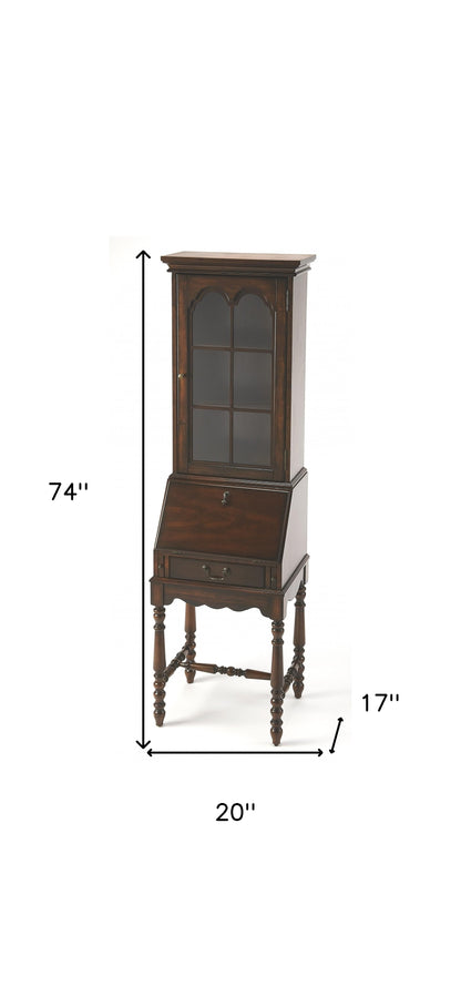 Traditional Deep Cherry Secretary