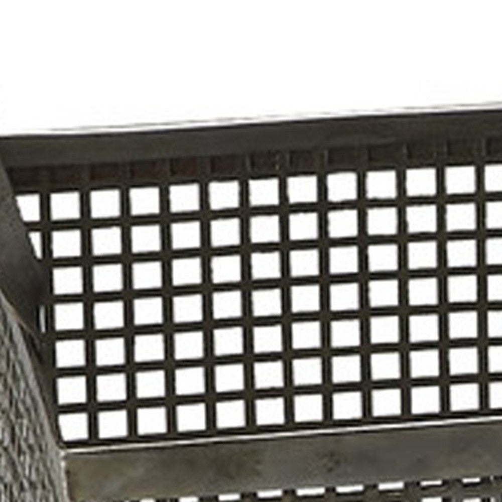 Set Of 2 Iron Storage Baskets