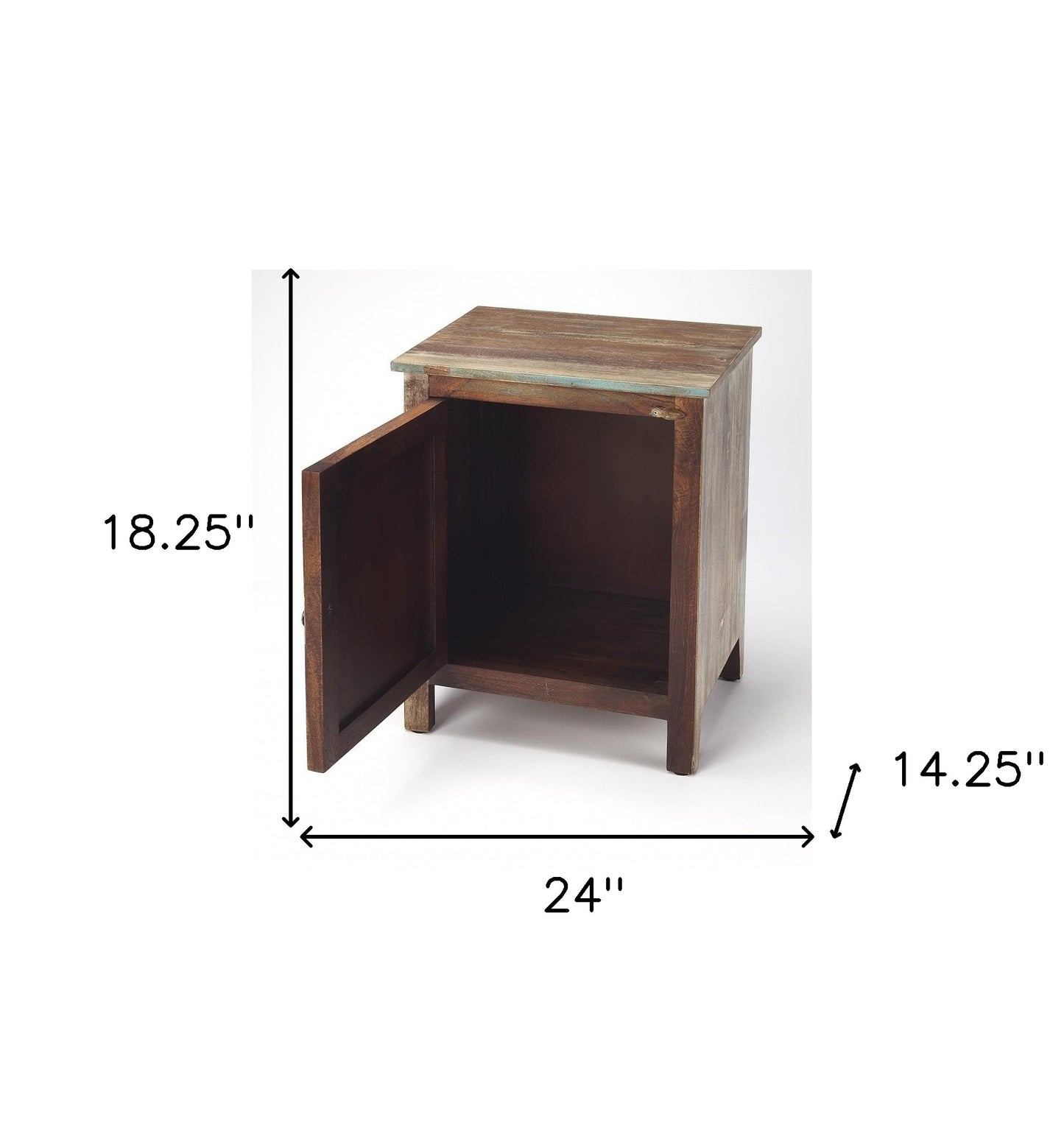 18" Brown Standard Accent Cabinet