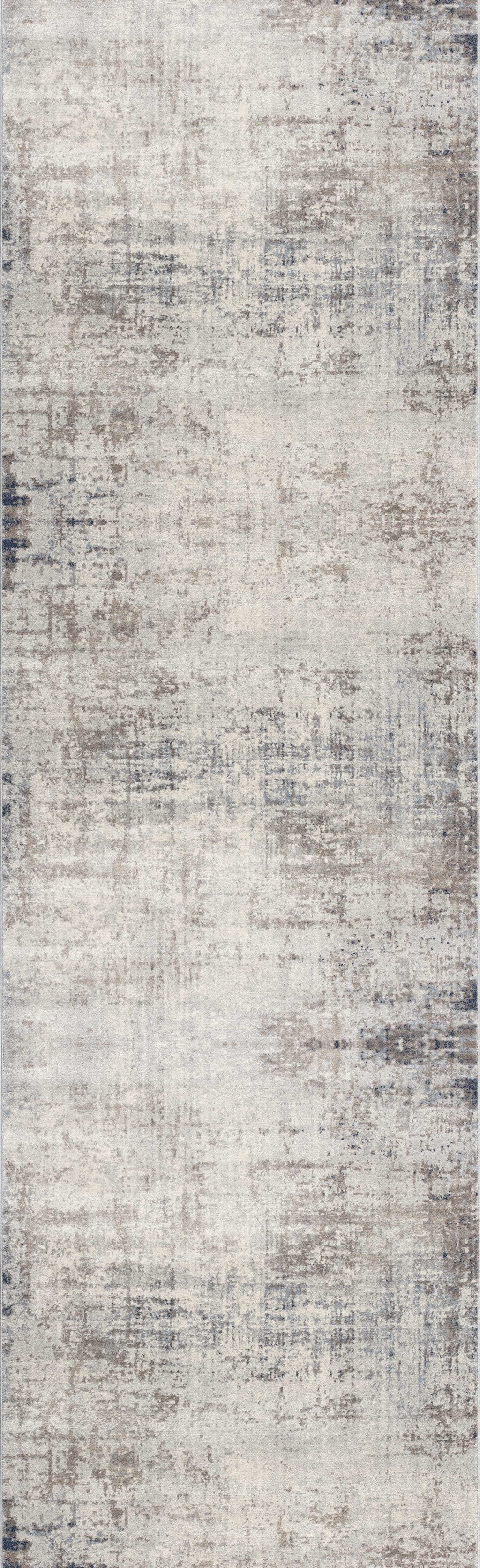 2’ X 3’ Navy Blue Distressed Striations Scatter Rug