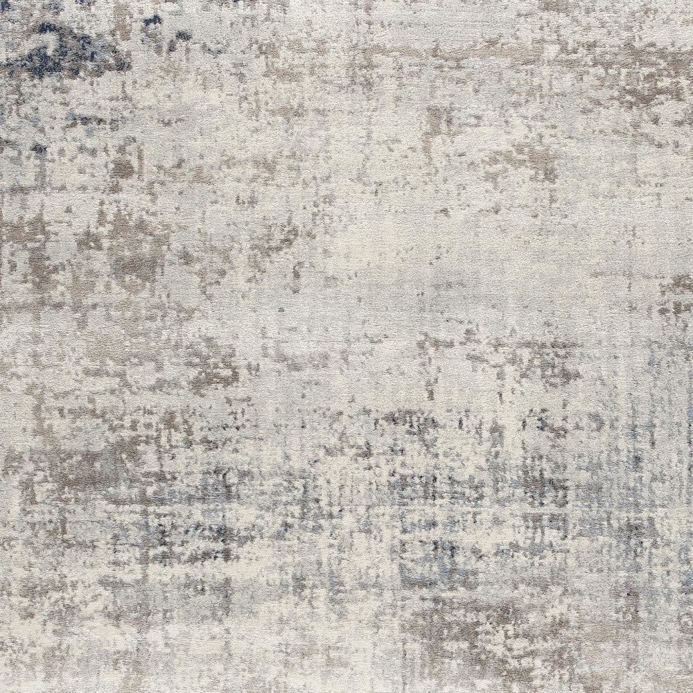 2’ X 3’ Navy Blue Distressed Striations Scatter Rug