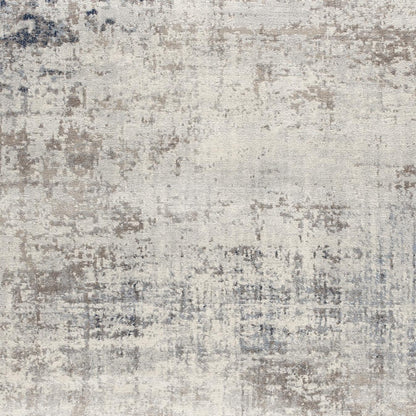 2’ X 3’ Navy Blue Distressed Striations Scatter Rug