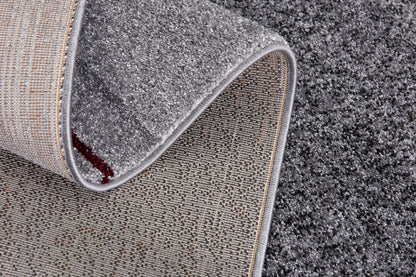 4’ X 6’ Gray Modern Geometric Area Rug
