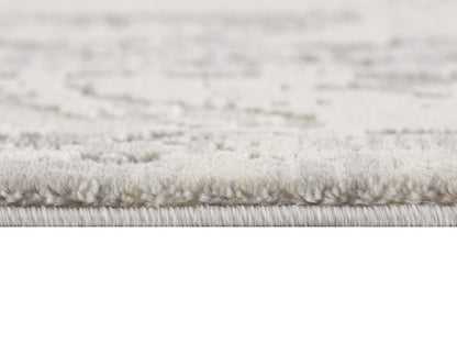 5' X 8' Grey Abstract Area Rug