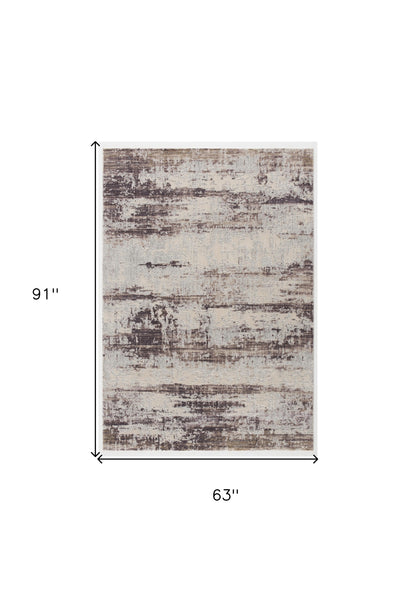 8' X 10' Violet Abstract Dhurrie Area Rug
