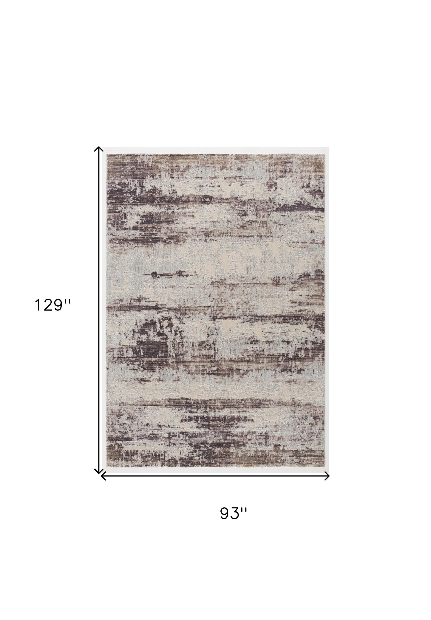 8' X 10' Violet Abstract Dhurrie Area Rug