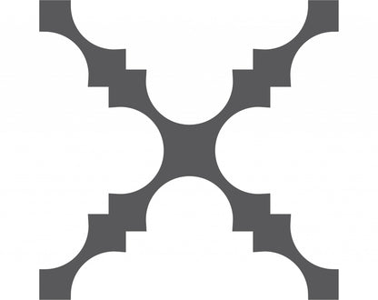 4" X 4" Dark Gray And White Tri Peel And Stick Tiles
