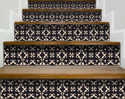 4" X 4" Black Sheep Peel And Stick Removable Tiles