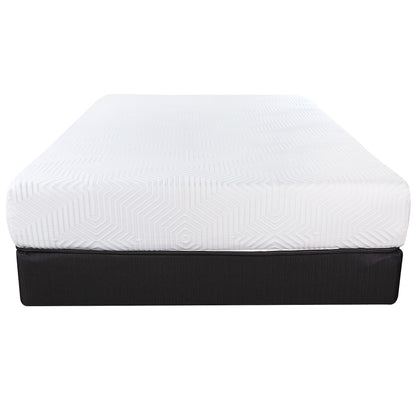 10.5" Hybrid Lux Memory Foam And Wrapped Coil Mattress Twin Xl