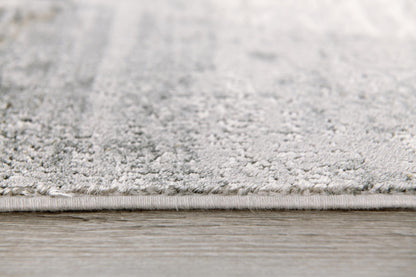 5’ X 8’ Gray Distressed Prism Modern Area Rug