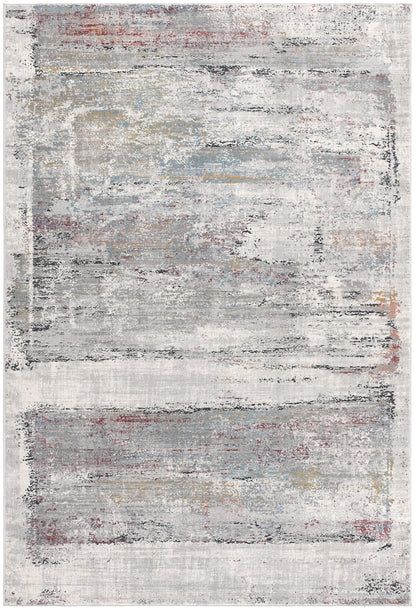 3’ x 10’ Cream and Blue Traditional Runner Rug
