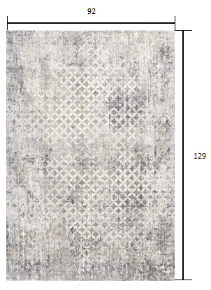 8' X 10' Gray Abstract Dhurrie Area Rug