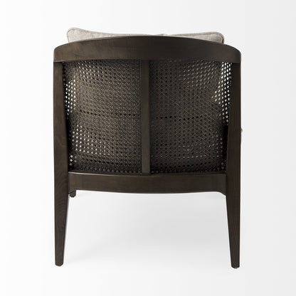 Fusion Dark Cane Back Arm Chair