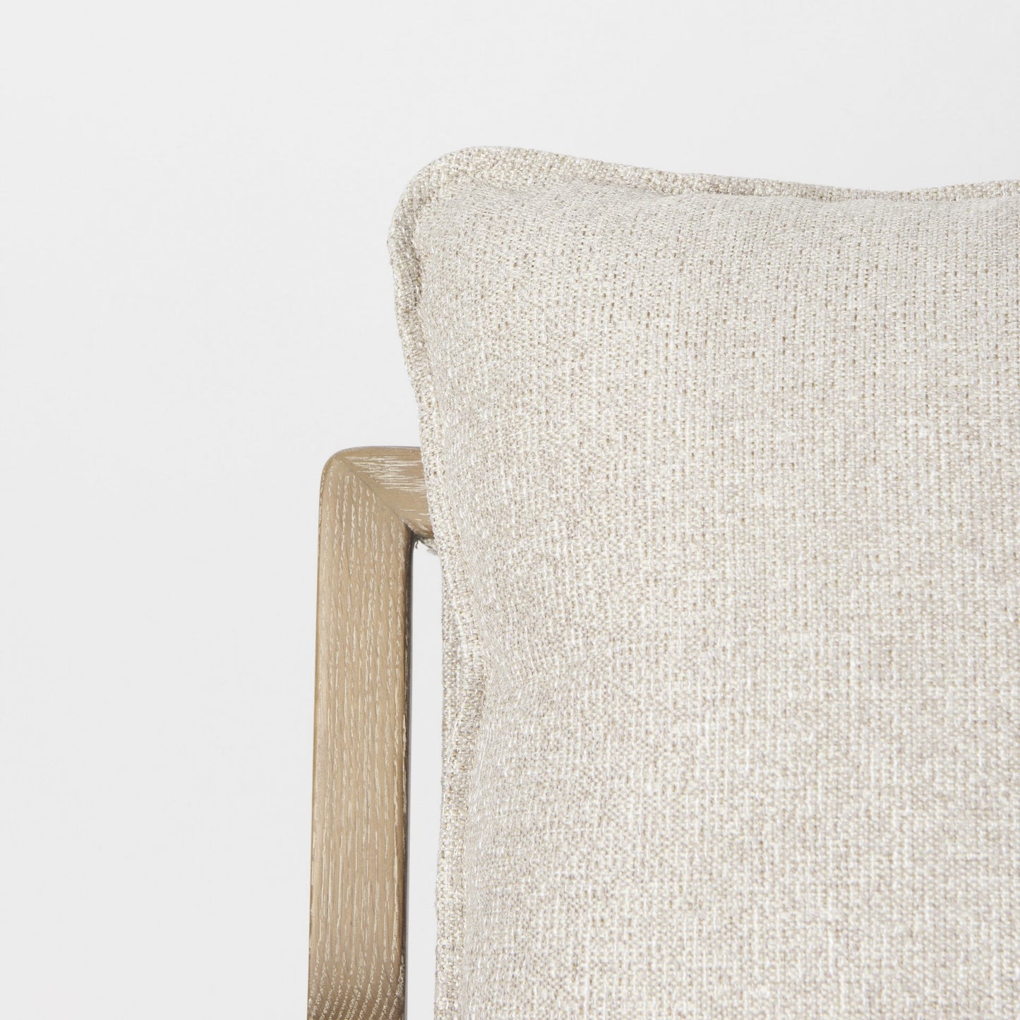 Modern Rustic Cozy Black And Cream Accent Chair