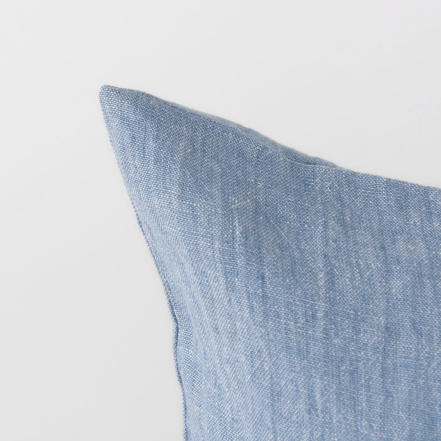 Blue And Cream Middle Striped Lumbar Pillow Cover