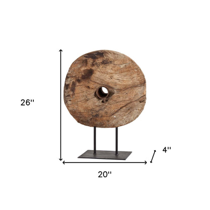 One Of A Kind Rustic Reclaimed Wood Sculpture