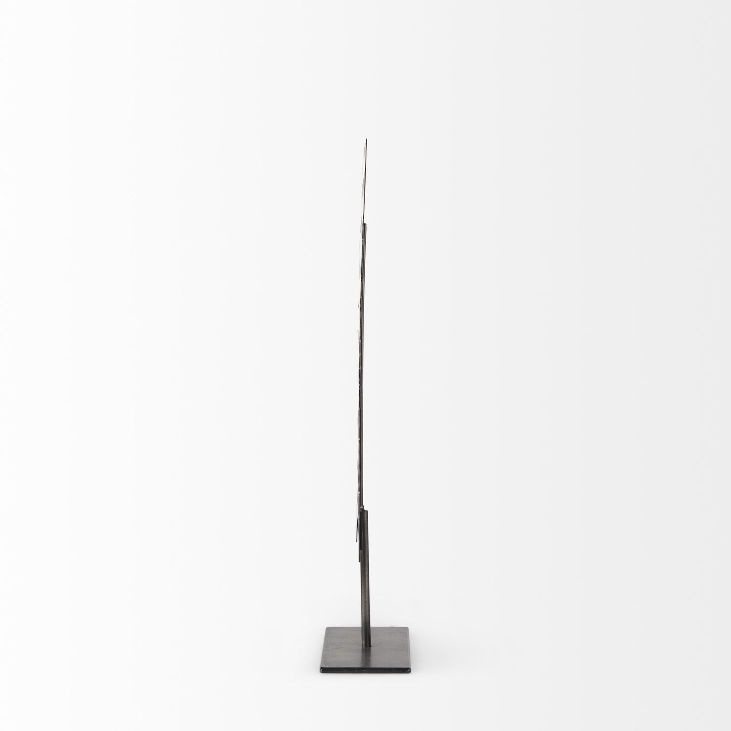 Petite Gray Metal  Sculpture