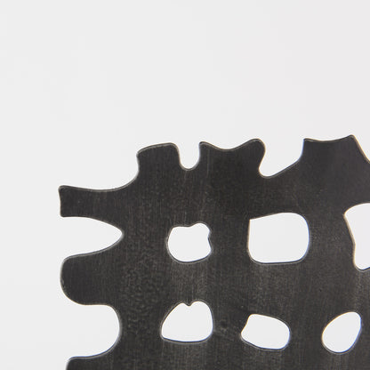 Petite Gray Metal  Sculpture
