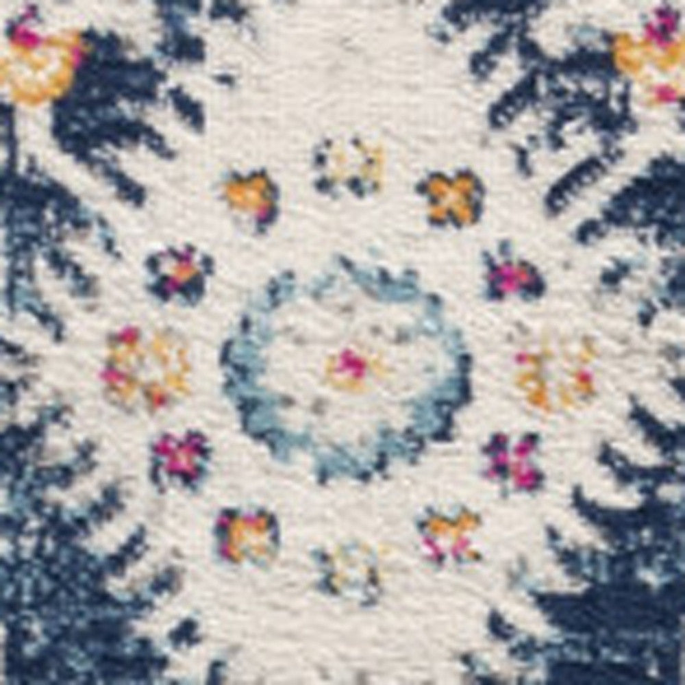 2? X 6? Navy Oriental Area Rug