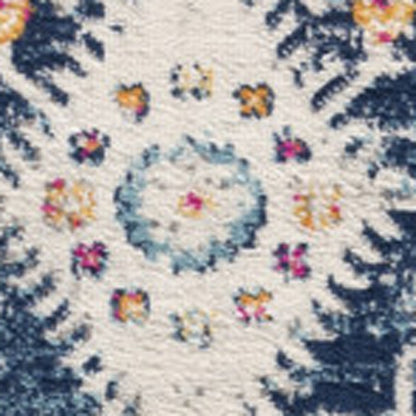 2? X 6? Navy Oriental Area Rug
