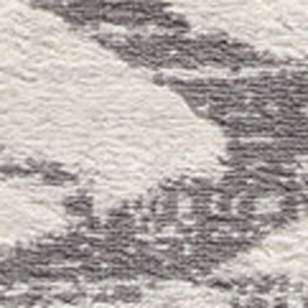 9’ x 13’ Gray Modern Abstract Pattern Area Rug