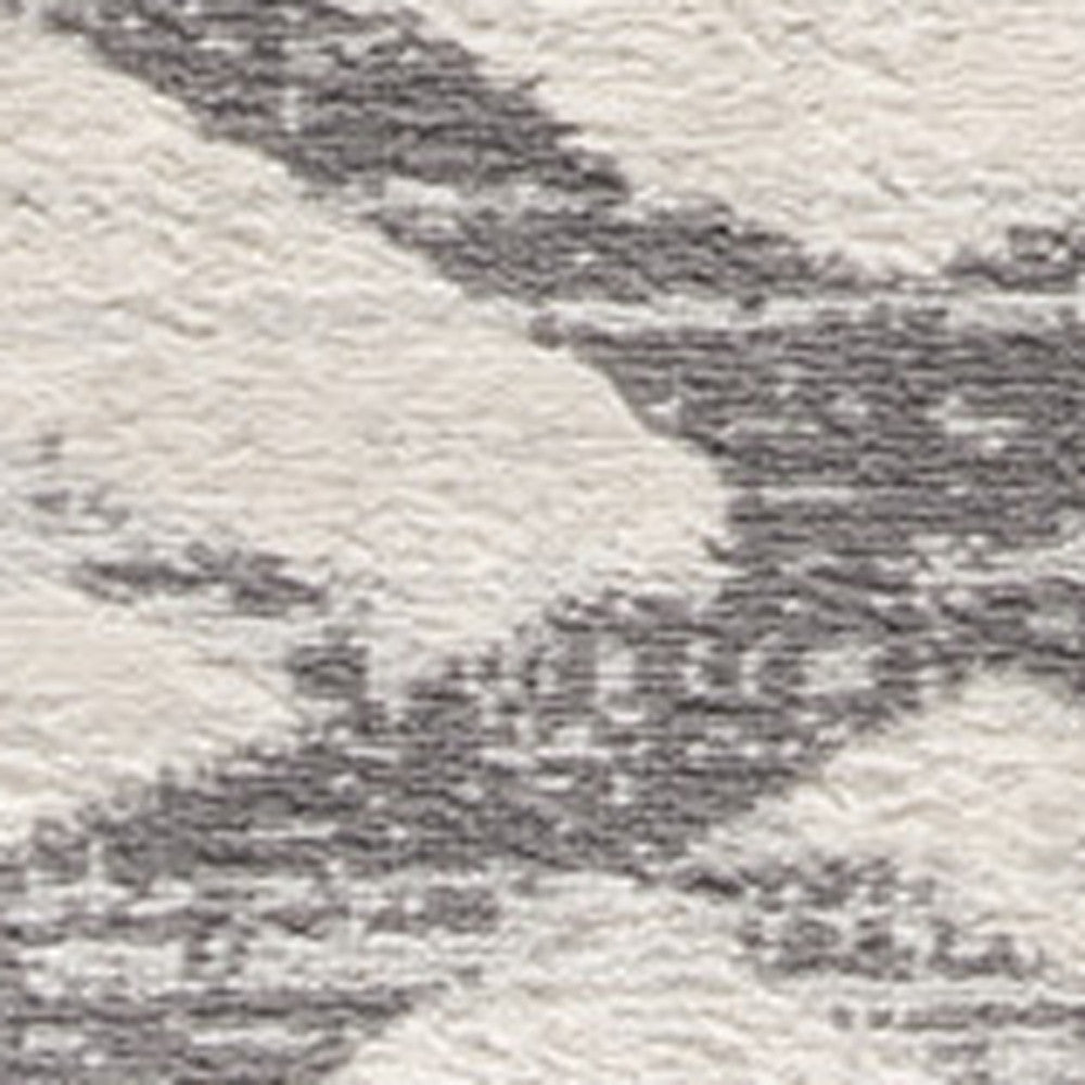 9’ x 13’ Gray Modern Abstract Pattern Area Rug