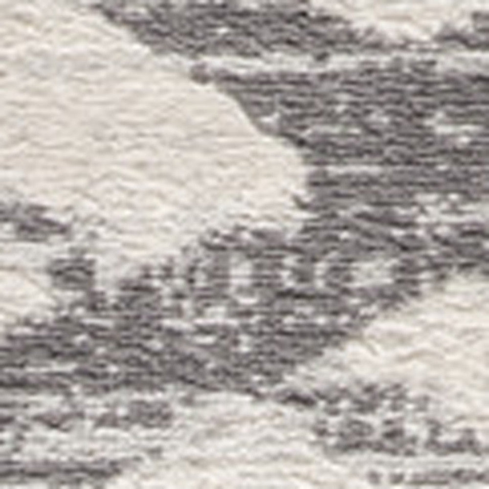 9’ x 13’ Gray Modern Abstract Pattern Area Rug
