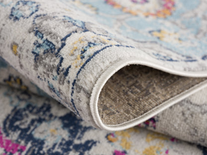 2' X 6' Rust Floral Dhurrie Area Rug