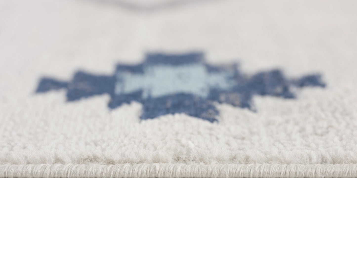 5' X 7' Cream Southwestern Dhurrie Area Rug