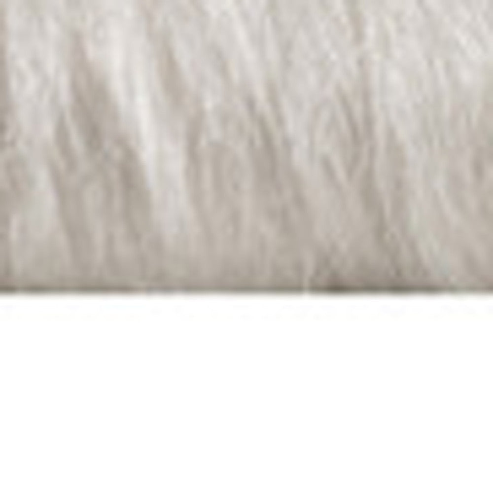 5' X 7' Cream Southwestern Dhurrie Area Rug