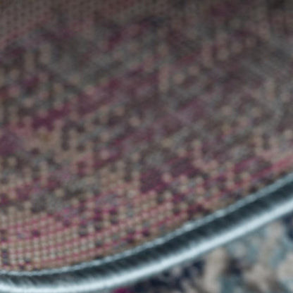 2' X 4' Blue Oriental Dhurrie Area Rug