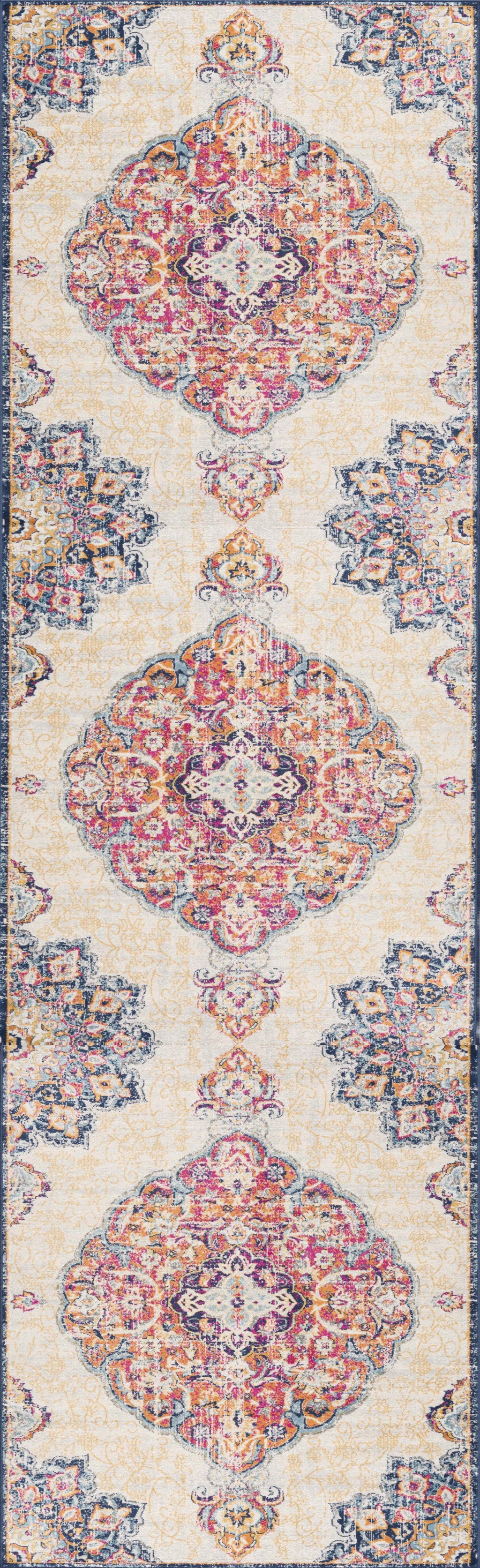 5' X 7' Cream Oriental Dhurrie Area Rug