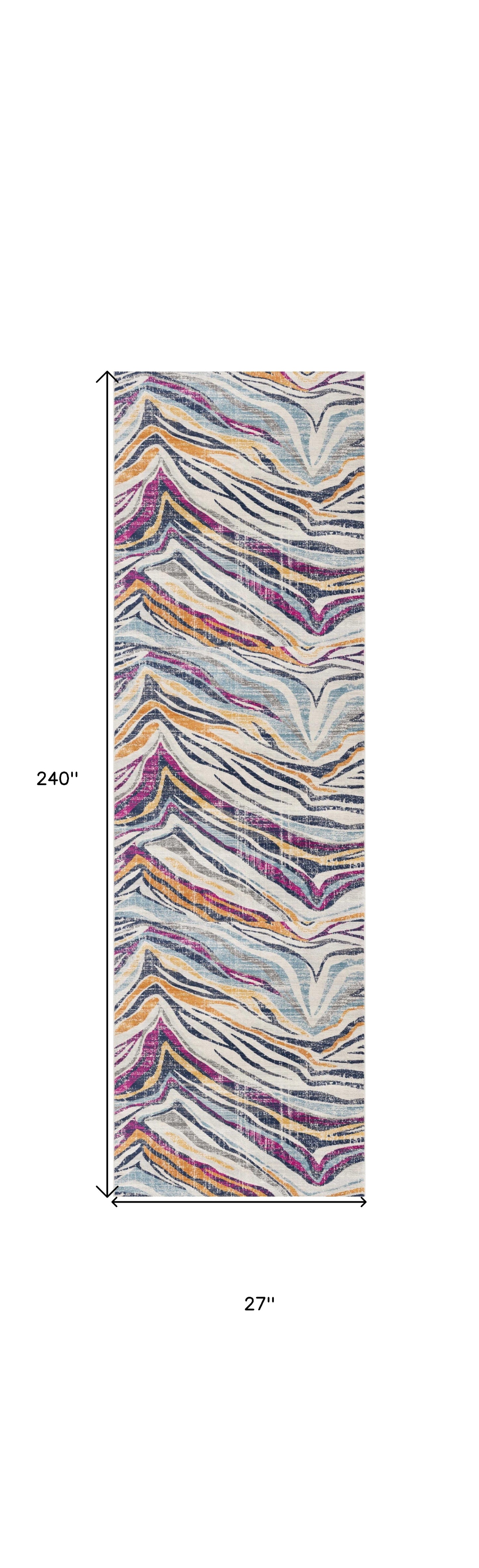 5' X 7' Teal Blue Camouflage Dhurrie Area Rug