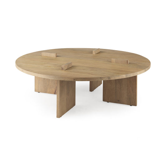 48" Natural Round Coffee Table