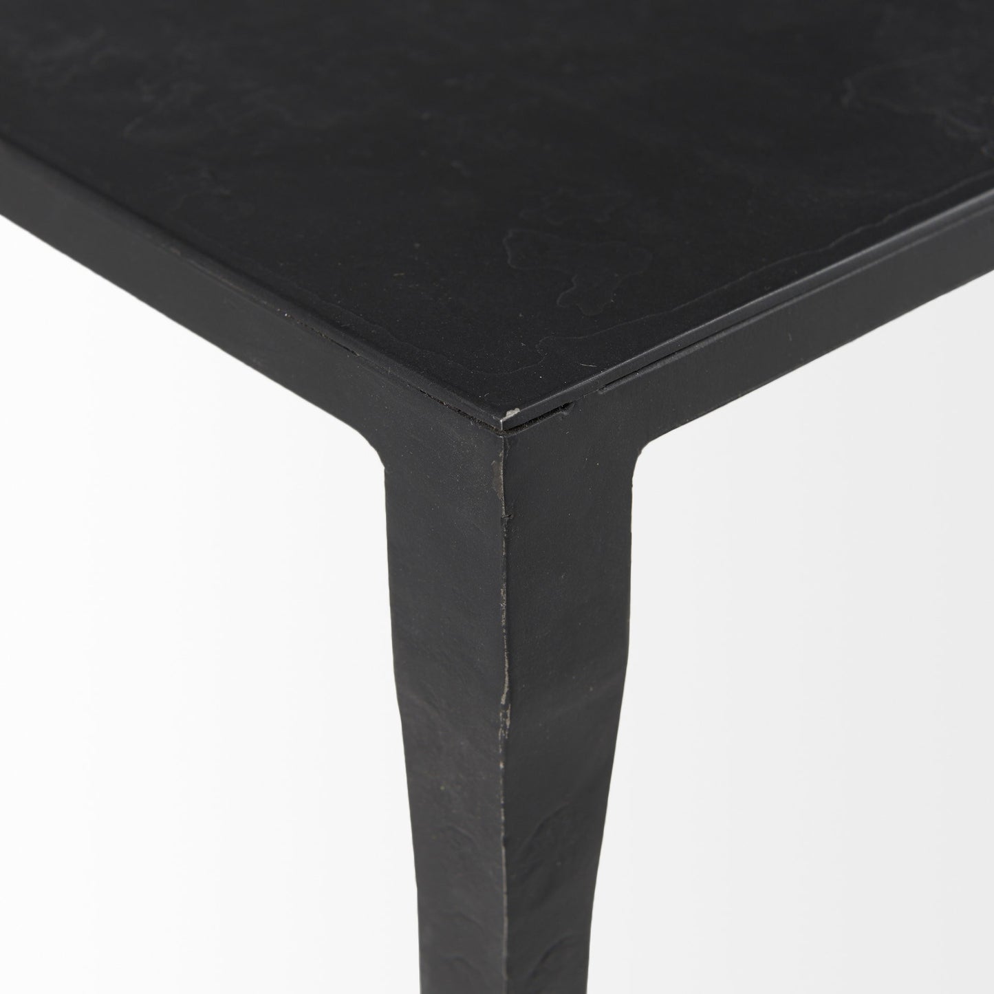 Minimal Black Iron Rectangular Coffee Table